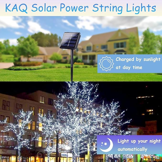 Upgrade 4Pack 400LED Solar String Lights - Image 4