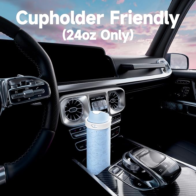 24 oz Insulated Water Bottle - Image 6