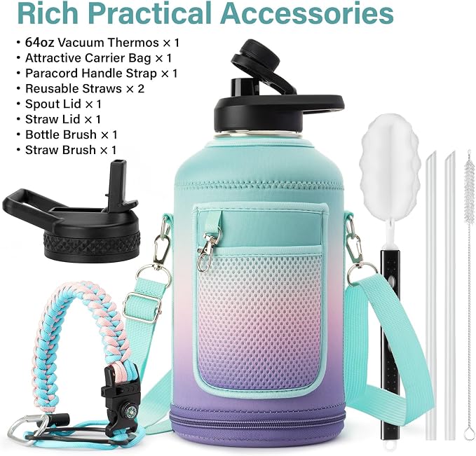DYSANKY Insulated Water Bottle | Thickened Stainless Steel Vacuum Metal - Image 2