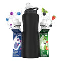 Cirkul 32oz. Matte Black Stainless Steel Water Bottle Starter Kit by Cirkul
