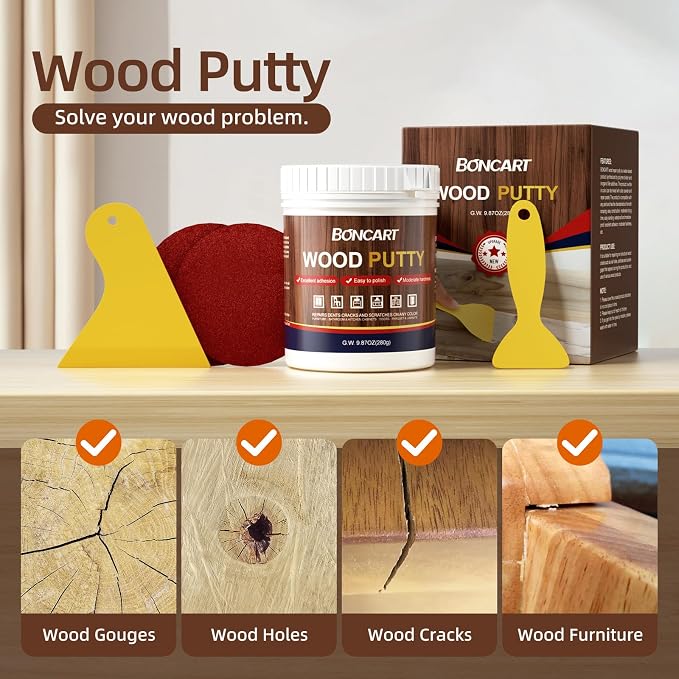 BONCART Wood Filler, 9.87 Ounces - Image 2
