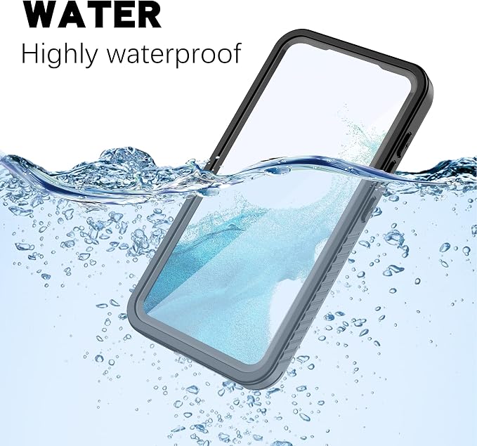 for Samsung Galaxy S23 Case, IP68 Waterproof Dustproof Case, Full Body Heavy - Image 2