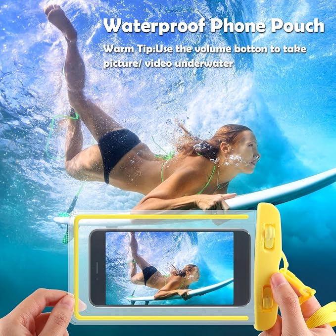 Flutesan 40 Pack Universal Clear Waterproof Phone Pouch Cell Phone Pouch Dry - Image 4
