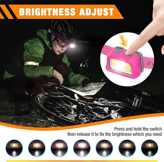 EverBrite Rechargeable Headlamp, 350 Lumens Headlamp - Image 5