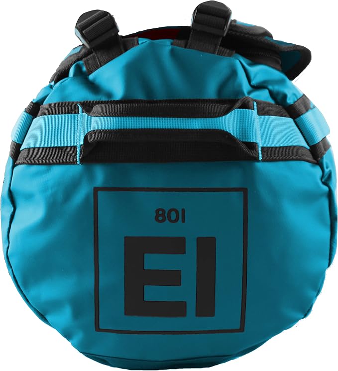 Element Equipment Trailhead Duffel Bag Shoulder Straps Waterproof Teal Small - Image 6