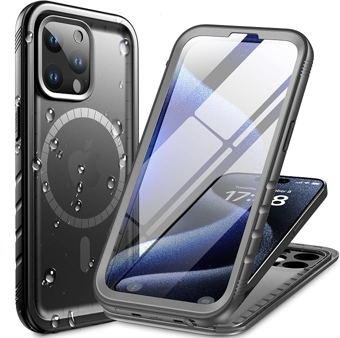 Cozycase for iPhone 14 Pro Waterproof Shockproof Dustproof Case by Cozycase