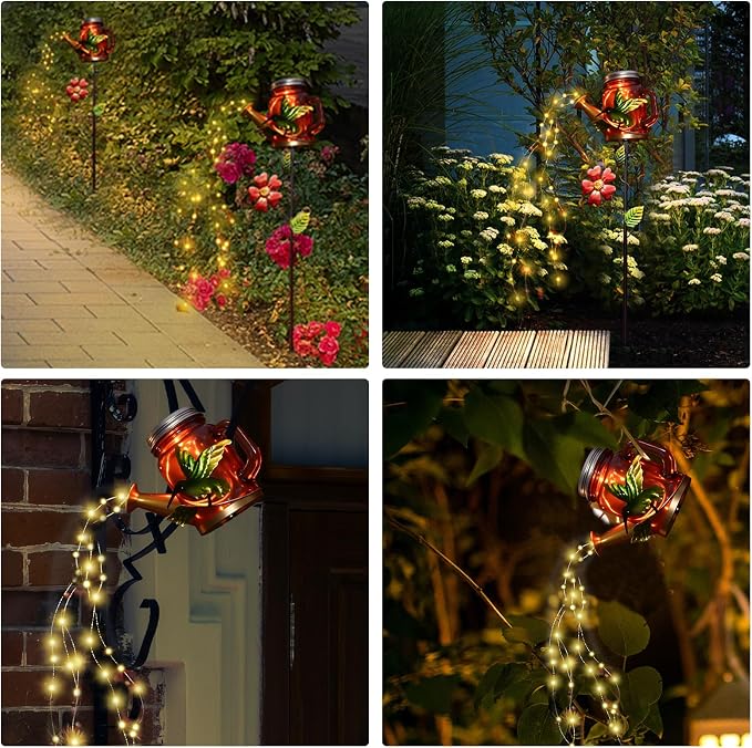 SRNPMIU Solar Watering Can Light, Yard Outdoor Decor Lights, IP65 Waterproof - Image 6