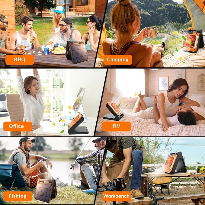 20000mAh Portable Fan Rechargeable - Image 8
