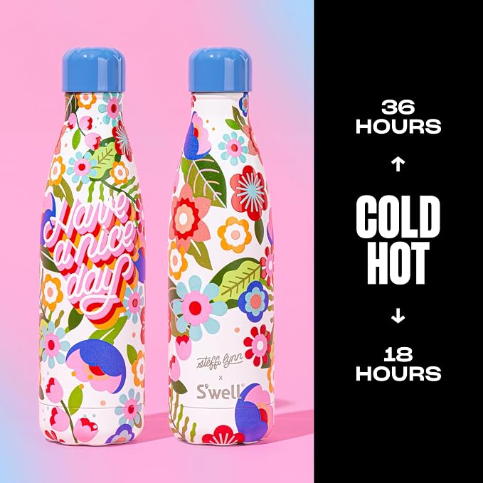 S'well Stainless Steel Water Bottle, Steffi Lynn x S'well, Triple Layered - Image 2