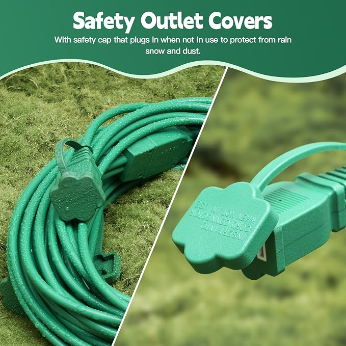 25FT Outdoor Extension Extension Cord - Image 5