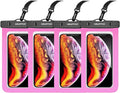 4 Pack 8.5“ Waterproof Cell Phone Pouch by Newppon