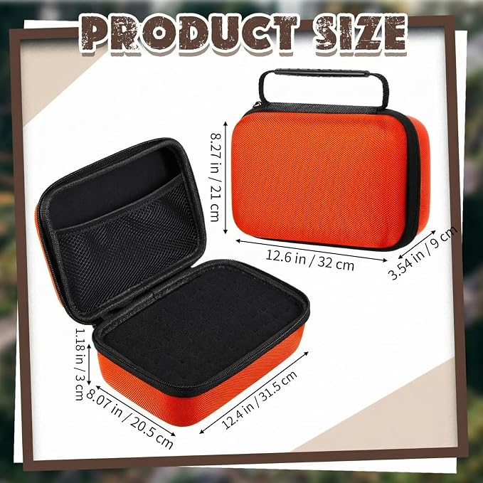 Relaxweex EVA Hard Case with Customizable Foam 12.6 x 8.3 x 3.5 Inch Protective - Image 2