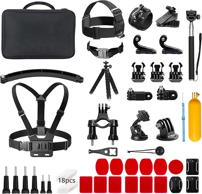 AKASO 60 in 1 Action Camera Accessories Kit Compatible by AKASO