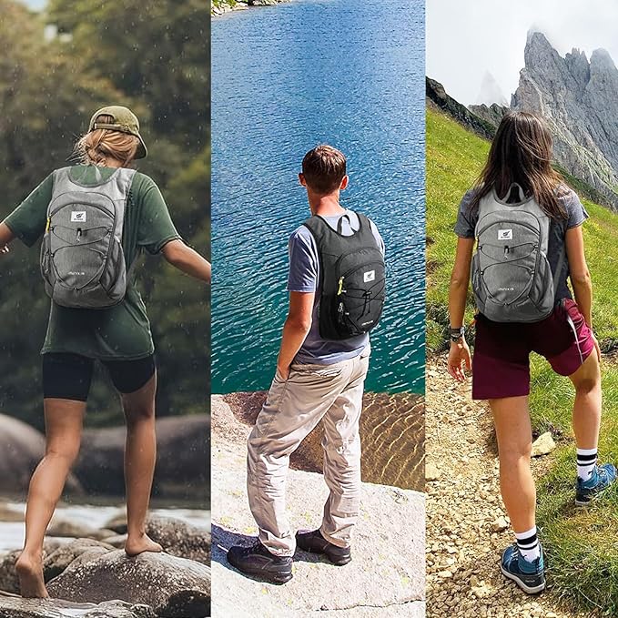 SKYSPER 15L/20L Foldable Hiking Backpack Lightweight Packable Travel Daypack - Image 6