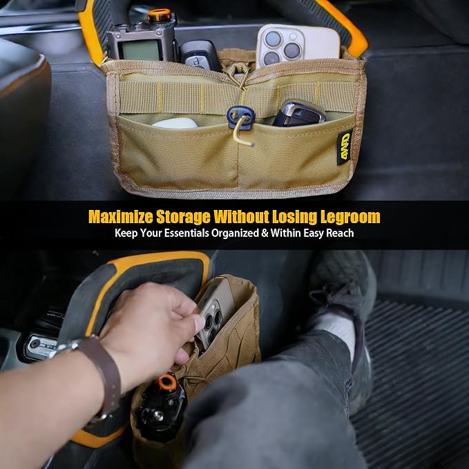 Seat Back Storage Bag for Ford Bronco 2021-2025, MOLLE Tactical Organizer for - Image 5