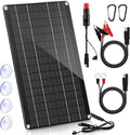 Saillong 10W 12V Solar Car Battery Charger Maintainer, Waterproof Solar Panel by Saillong