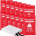 Mondoshop Fire Blanket for Home Kitchen Camping 12 Pack Emergency Fire Blanket by Mondoshop