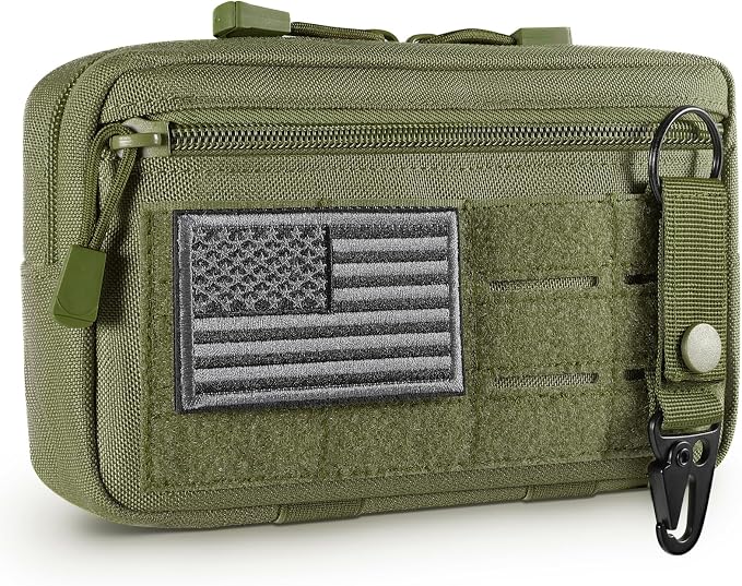 FRTKK Tactical Molle Admin Pouch Utility Laser Cut EDC Tool Pouch Bag by FRTKK