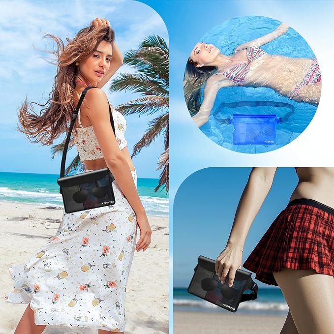 Waterproof Bag Fanny Packs for Women, Cruise Vacation Essentials Waterproof - Image 3