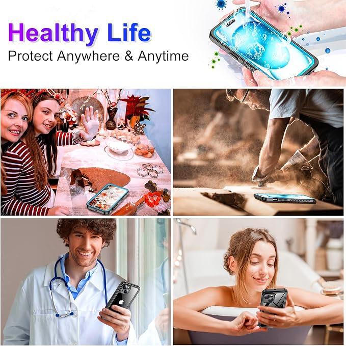 2025 New Designed for iPhone 15 Case Waterproof, Full Phone Case 6.1" - Image 7