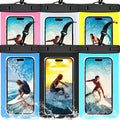 6 Pack Waterproof Phone Pouch IPX8 Universal Waterproof Case Dry Bag Phone by 70+Years+Loved