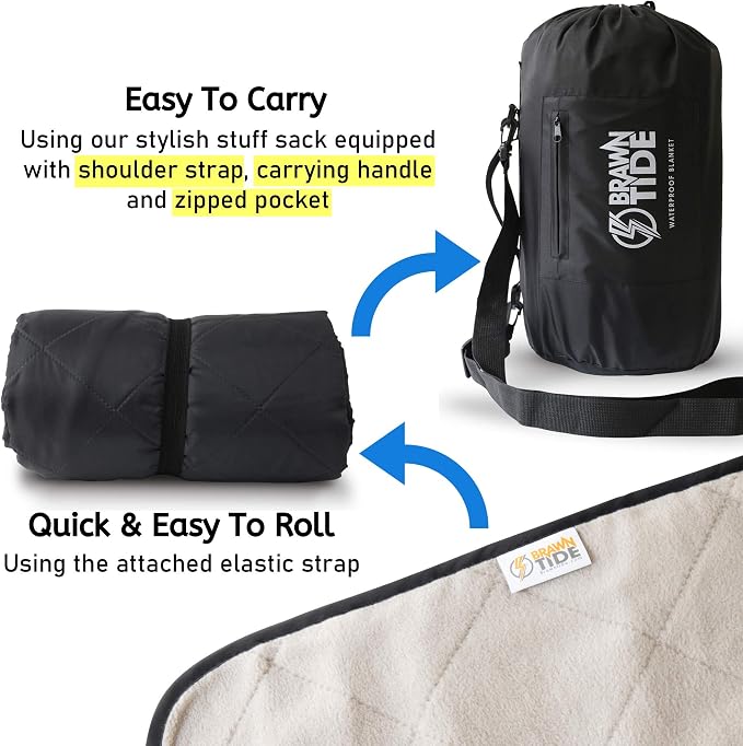 BRAWNTIDE Large Outdoor Waterproof Blanket - Image 4