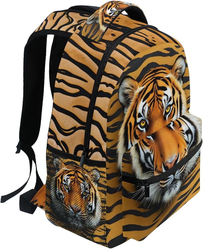 Wamika Tiger Kids Backpack Zebra Giraffe School Backpacks Boy Girl Preschool - Image 5