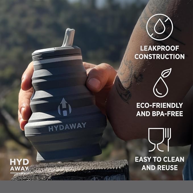 HYDAWAY 17oz Collapsible Water Bottle - Image 3