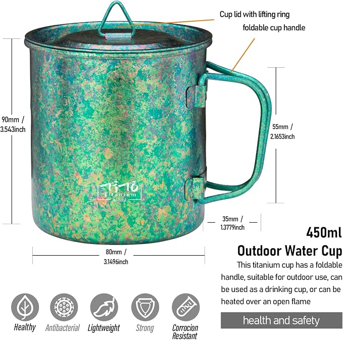 TiTo Titanium Cup Titanium Pot - Image 2