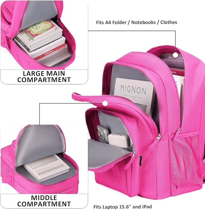 abshoo Classical Basic Travel Backpack - Image 2