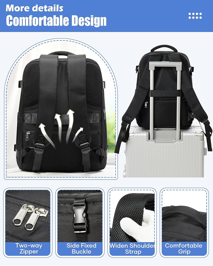Vacuum Backpack Travel with Pump, Vacuum Sealed Backpack, Travel Backpack with - Image 6