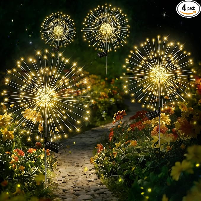 Solar Garden Lights Outdoor Decor Waterproof, Fairy Lights Solar Powered by Unknown
