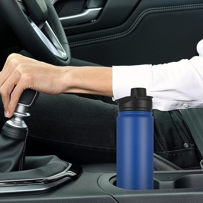 HASLE OUTFITTERS Insulated Water Bottle 22 oz Double Wall Stainless Steel Water - Image 7