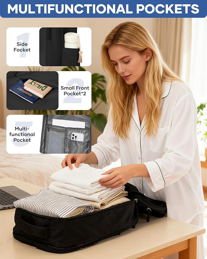 Vacuum Backpack Travel with Pump, Large Travel Backpack with Vacuum System - Image 7