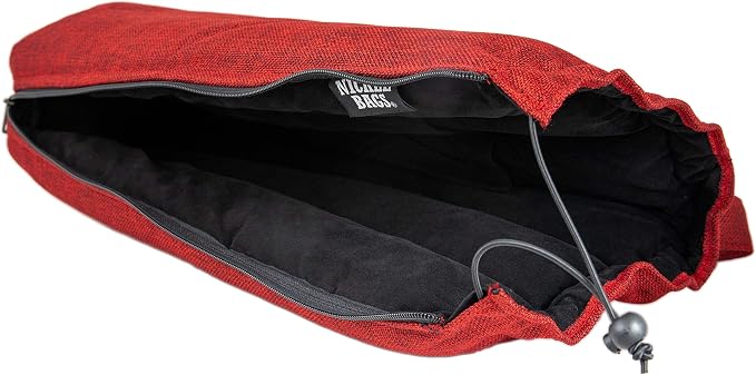 Nickel Bags Padded Drawstring Duffle Tube, Hemp Protective Sling Bag - Image 4