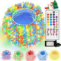 LitHome 164Ft 500 LED Color Changing Christmas String Lights, 35 Colors 9 Modes by LitHome