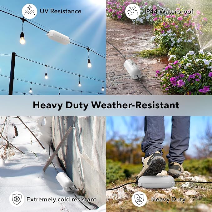 Outdoor Extension Cord Safety Cover, BN-LINK Outdoor Plug Protector Waterproof - Image 3