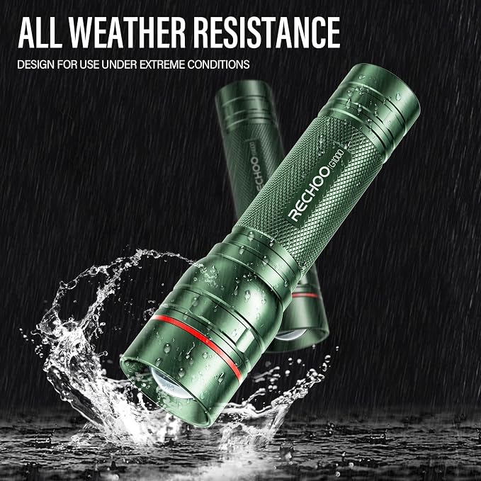 Rechargeable Flashlights High Lumens, G1000 Super Bright Flash Light, Small - Image 4