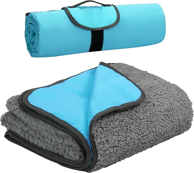 Tirrinia Large Waterproof Outdoor Blanket, Soft Warm Windproof Stadium Blanket by Tirrinia