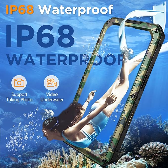 Mitywah Waterproof Case for iPhone 16, Shockproof Heavy Duty Case - Image 5