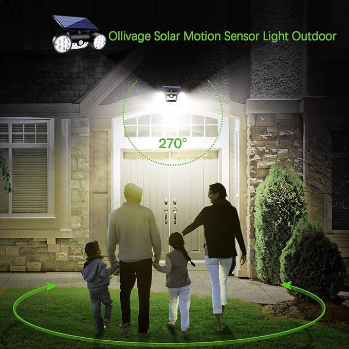 Outdoor Solar Lights, 30 LED Solar Security Lights - Image 2