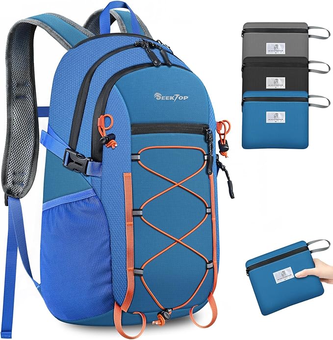 Seektop 20L Foldable Waterproof Hiking Backpack, Ultralight Small Lightweight by SeektopSports