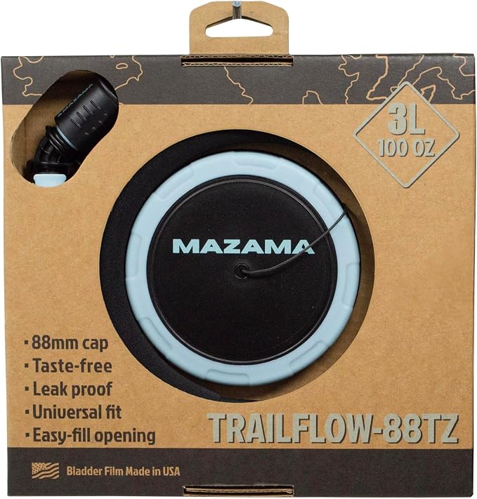 Trailflow-88TZ Hydration Bladder by Mazama Designs. Leakproof, Fits Most - Image 5