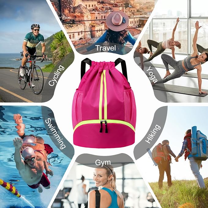 Hoedia Sports Drawstring Backpack - Image 9
