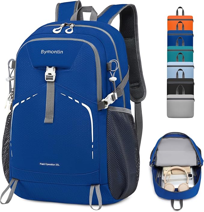 45L Lightweight Packable Backpack – Durable Foldable Daypack by Unknown