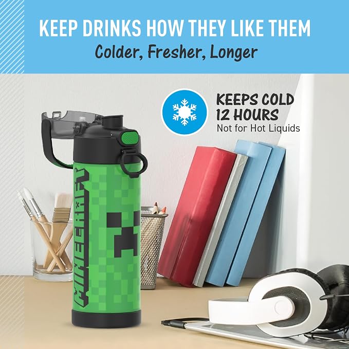 THERMOS FUNTAINER 16 Ounce Stainless Steel Vacuum Insulated Bottle - Image 5