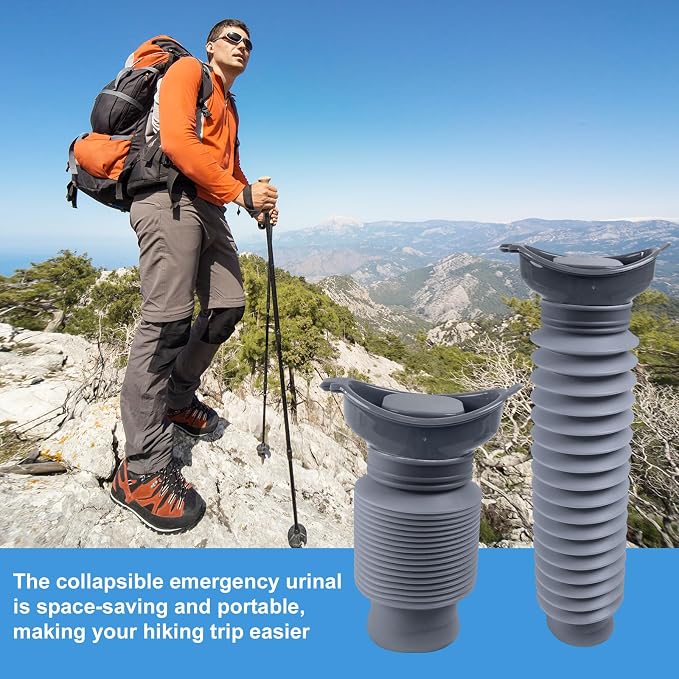 Pee Bottles for Men, Portable Urinal for Men, Collapsible Urine Bottle 750ML - Image 3