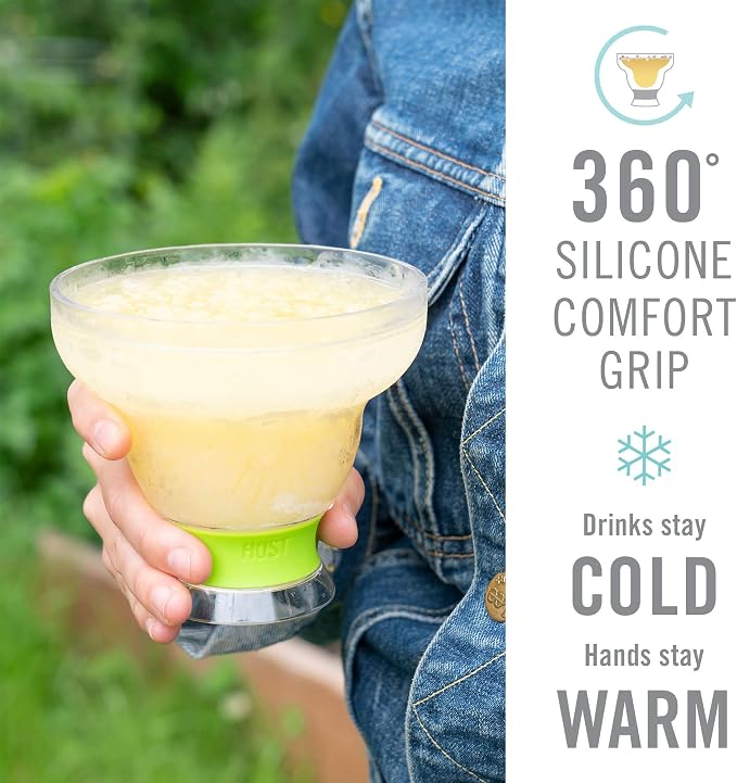 HOST FREEZE Margarita Cocktail Glasses, Frozen Cup Double Wall Insulated - Image 3