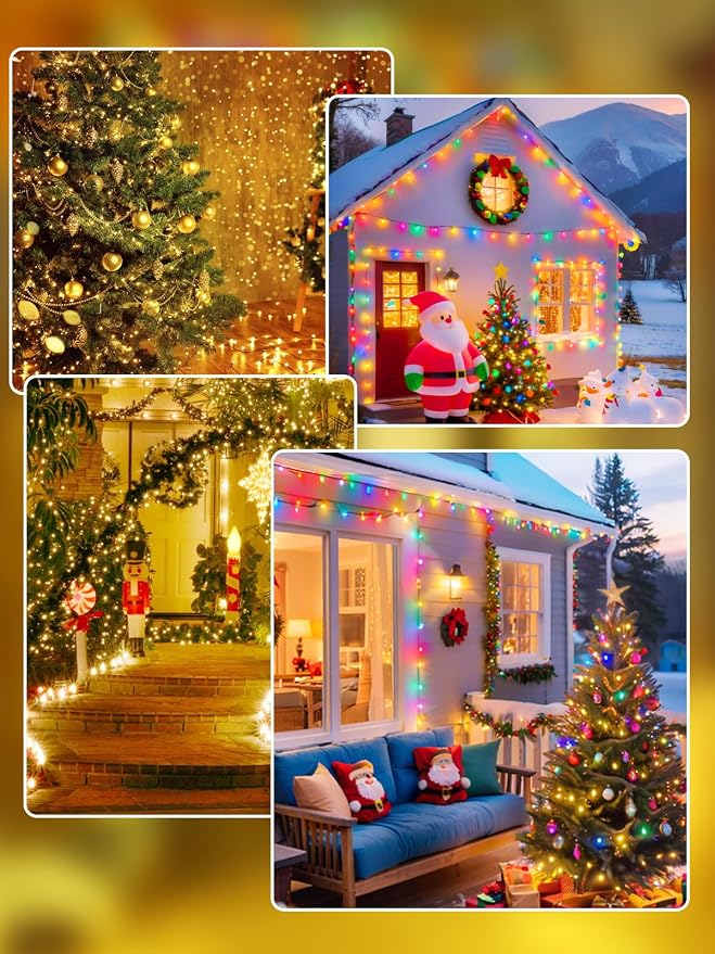 300 LED 99 FT Color Changing Christmas Lights - Image 6