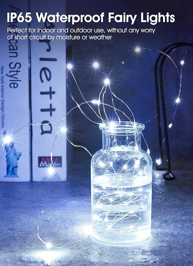 Brightown 12 Pack Led Fairy Lights Battery Operated String Lights Waterproof - Image 5